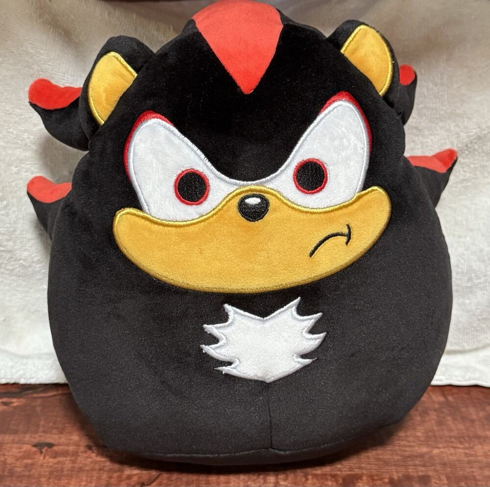 Squishmallow Kellytoy Plush Sonic the Hedgehog Shadow 10" Inch